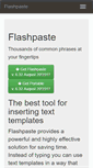 Mobile Screenshot of flashpaste.com